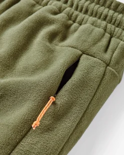 Set off recycelter Polar-Fleece-Jogger - Echtes Schwarz/ Khaki