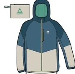 Shasta Light Thermore® isolierte Jacke - Gezeitenblau/Blaustahl/Birke