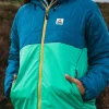 Singletrack Recycelte Thermore®-Isolierjacke - Korsarblau/ Dschungelgrün