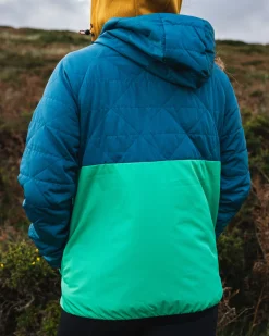 Singletrack Recycelte Thermore®-Isolierjacke - Korsarblau/ Dschungelgrün