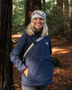 Skyline Recycelte Wasserabweisender Smock - Tiefes Marineblau