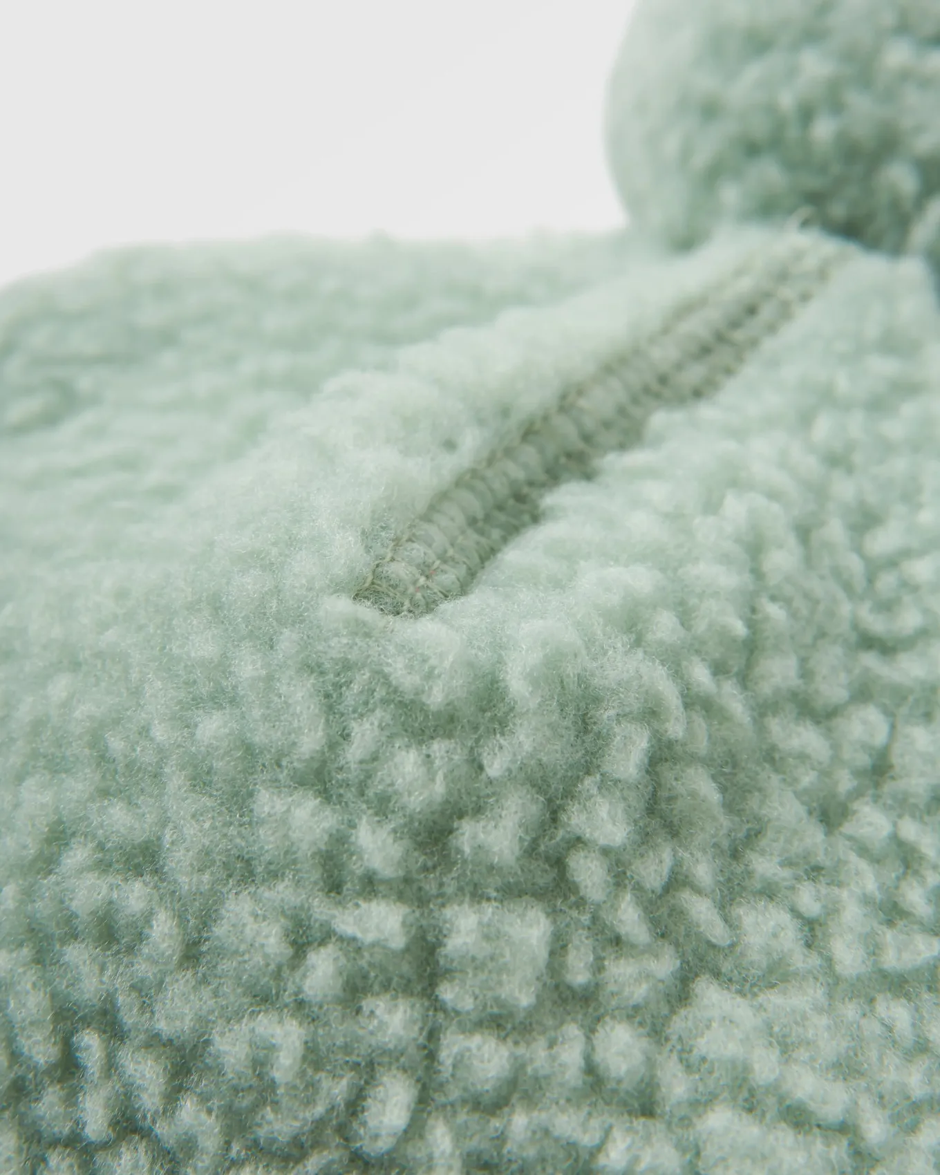Snow Recycelte Sherpa Beanie - Pistazie