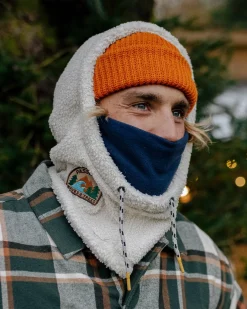 Snowdrift recyceltes Polarfleece Kapuzenpullover - Birke