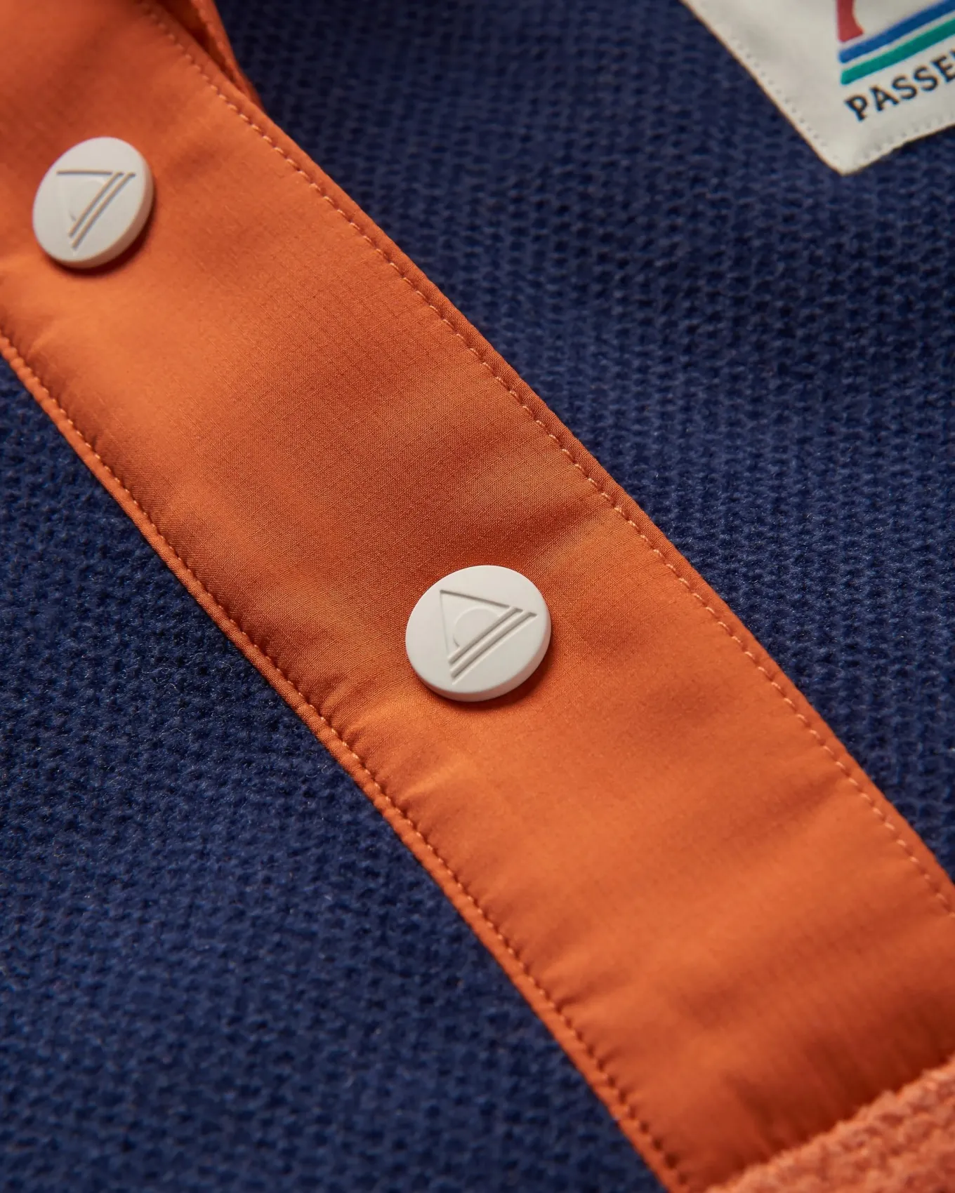 Snowdrop Pullover aus recyceltem Polartec® Fleece - Tiefes Marineblau