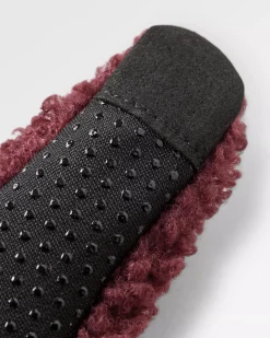 Snowfall 2.0 recycelte Sherpa-Handschuhe - Weinrot