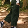 Soemday 2.0 Bio-Cord-Crop Top - Tannengrün