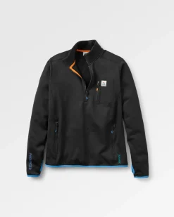 Solitude Recycelter Polartec® Fleece Pullover - Schwarz
