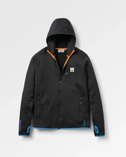 Solitude Recycelter Polartec® Fleece Kapuzenpullover - Schwarz