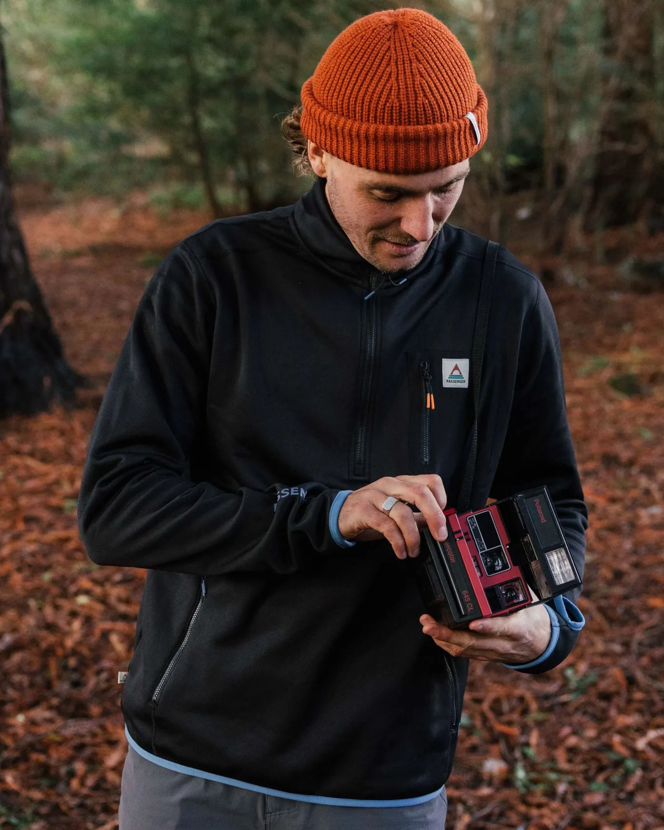 Solitude Recycelter Polartec® Fleece Pullover - Schwarz