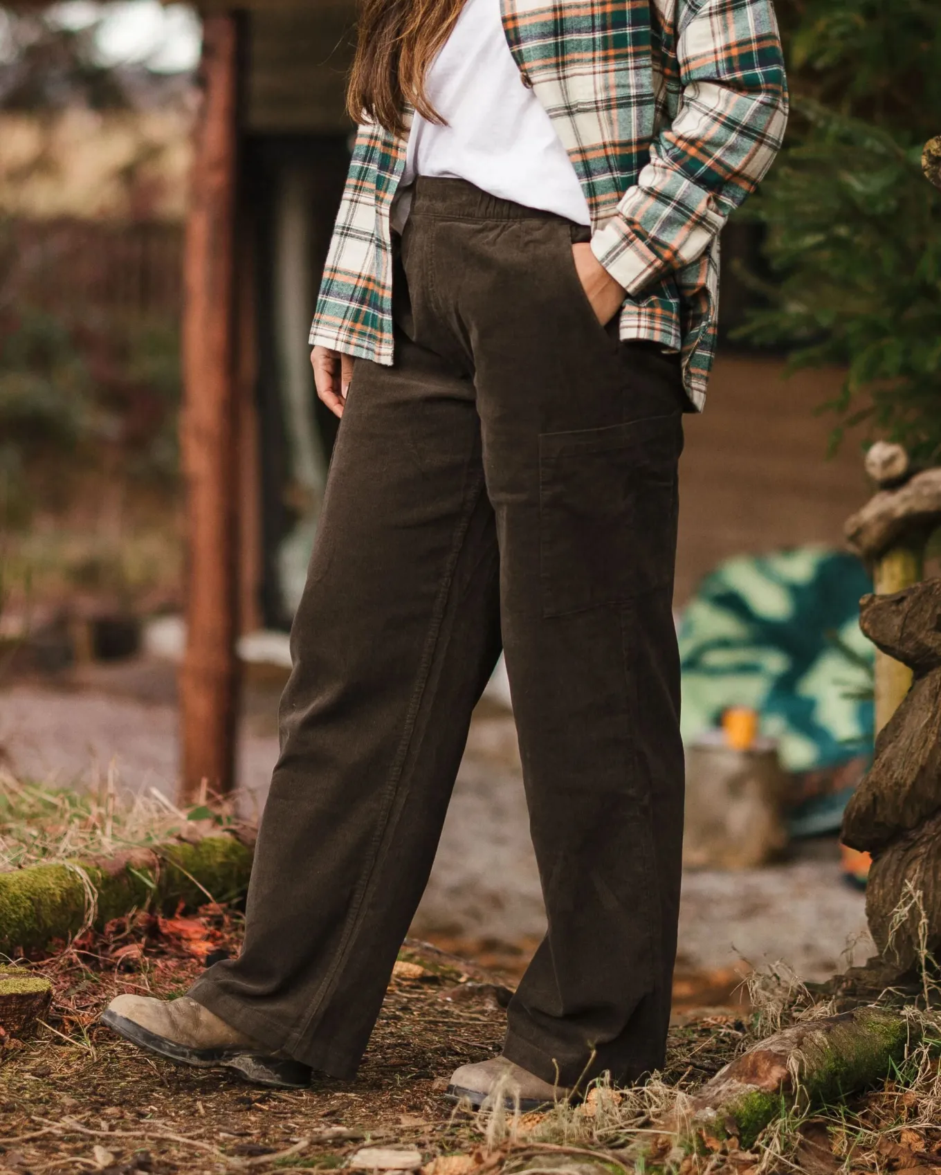 Someday Bio Cordhose - Kaffeebraun
