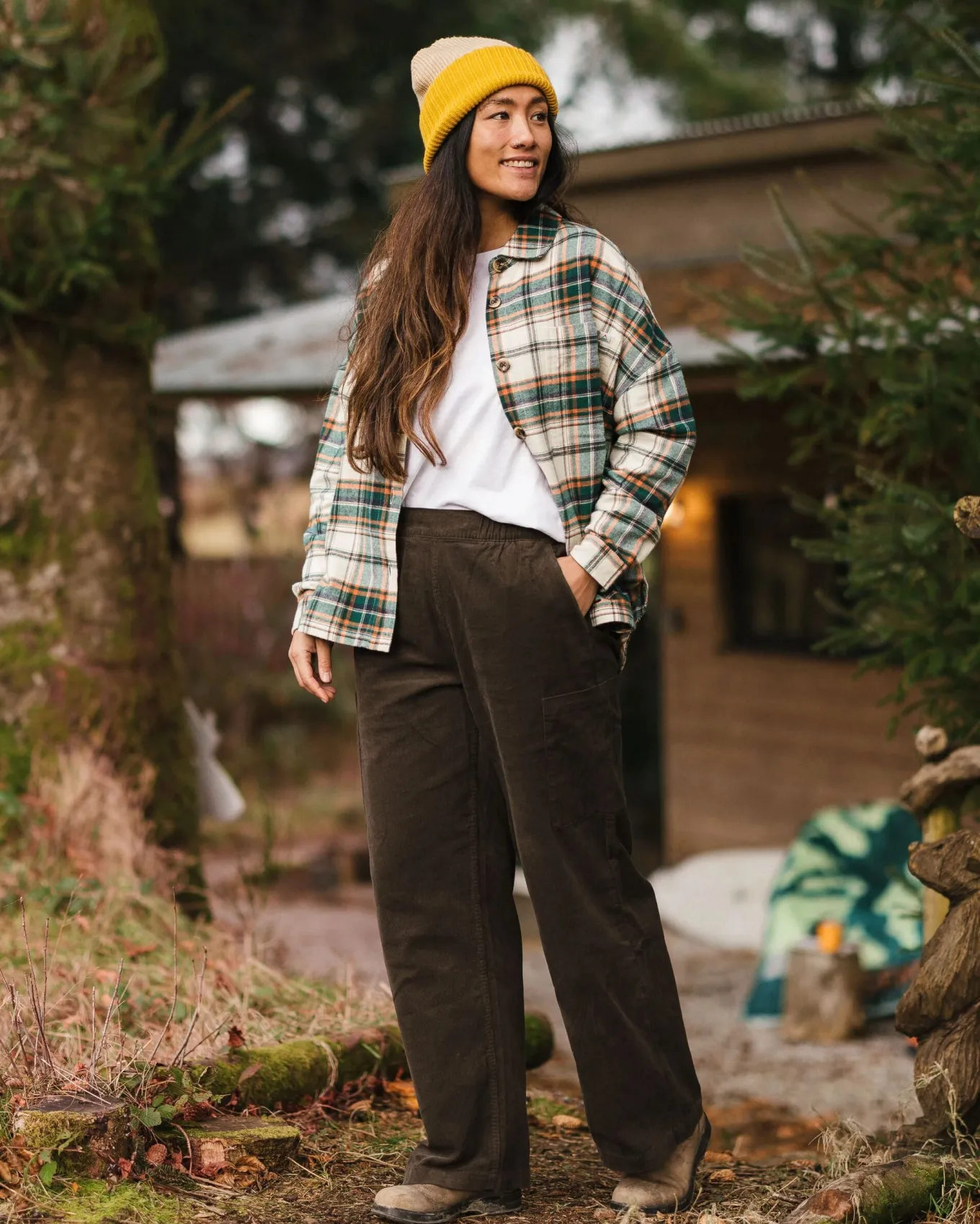 Someday Bio Cordhose - Kaffeebraun