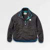 Sorrel recyceltes Polarfleece - Schwarz