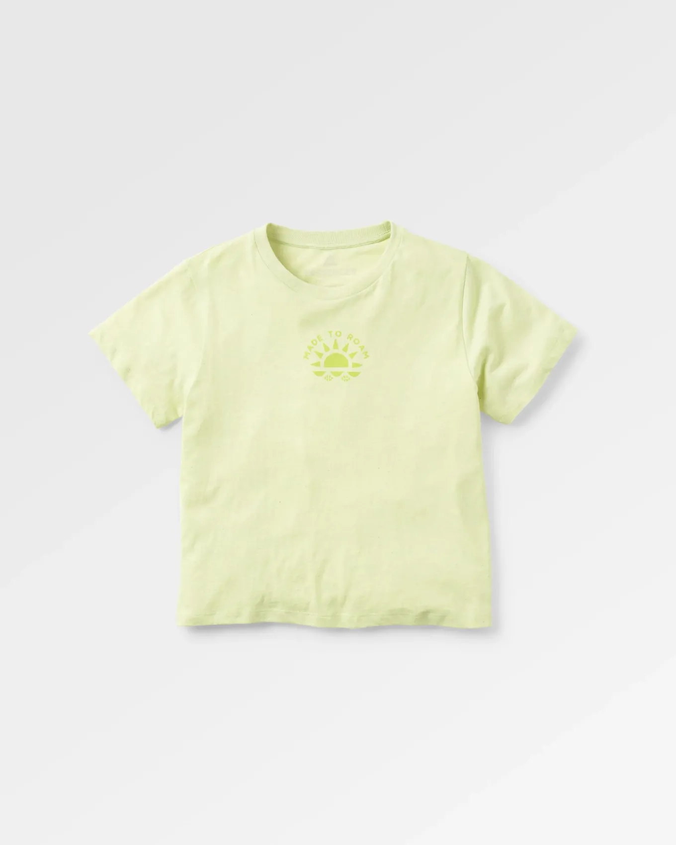 Sunburst Organic T-Shirt - Soft Lime Juice
