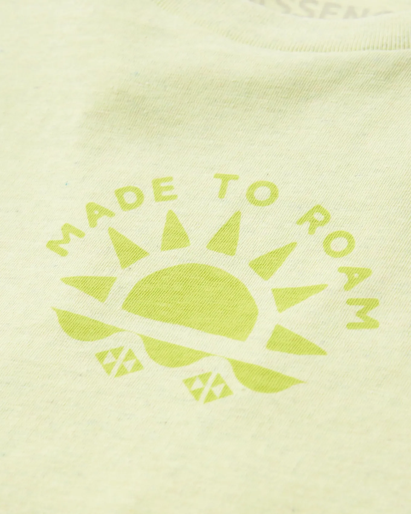 Sunburst Organic T-Shirt - Soft Lime Juice