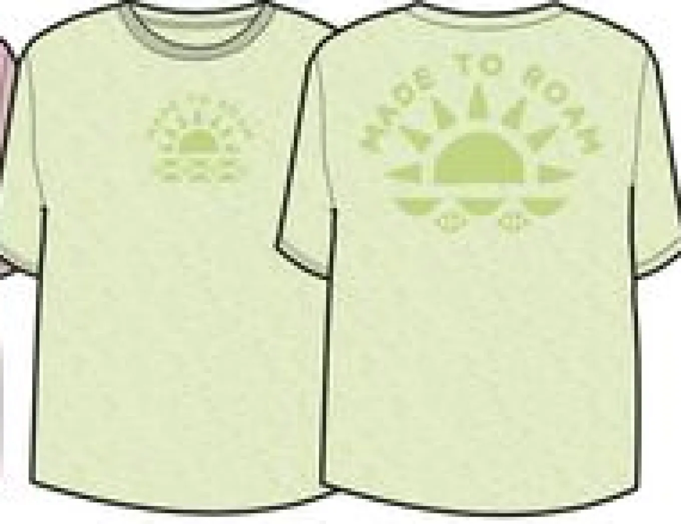 Sunburst Organic T-Shirt - Soft Lime Juice