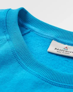 Sunburst Recycelter Sweatshirt - Blauer Pool