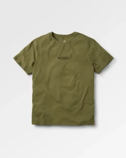 Sundown Recyceltes Bio-Baumwoll T-Shirt - Khaki