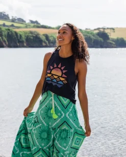 Sunray Recycelte Baumwollweste - Schwarz