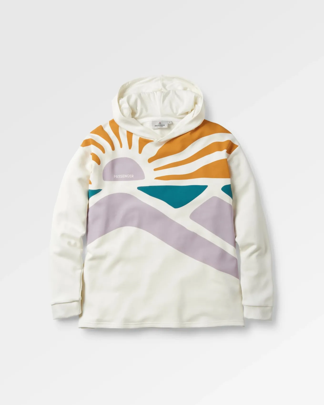 Sunsets Bio-Baumwoll-Hoodie - Marshmallow