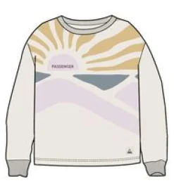 Sunsets Bio-Baumwoll-Sweatshirt - Marshmallow