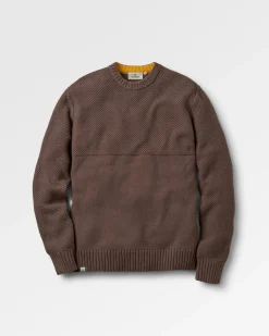 Swell Strickpullover - Kaffeebraun