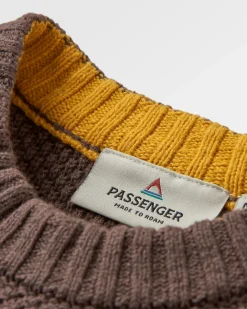 Swell Strickpullover - Kaffeebraun