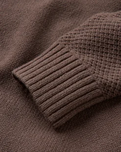 Swell Strickpullover - Kaffeebraun