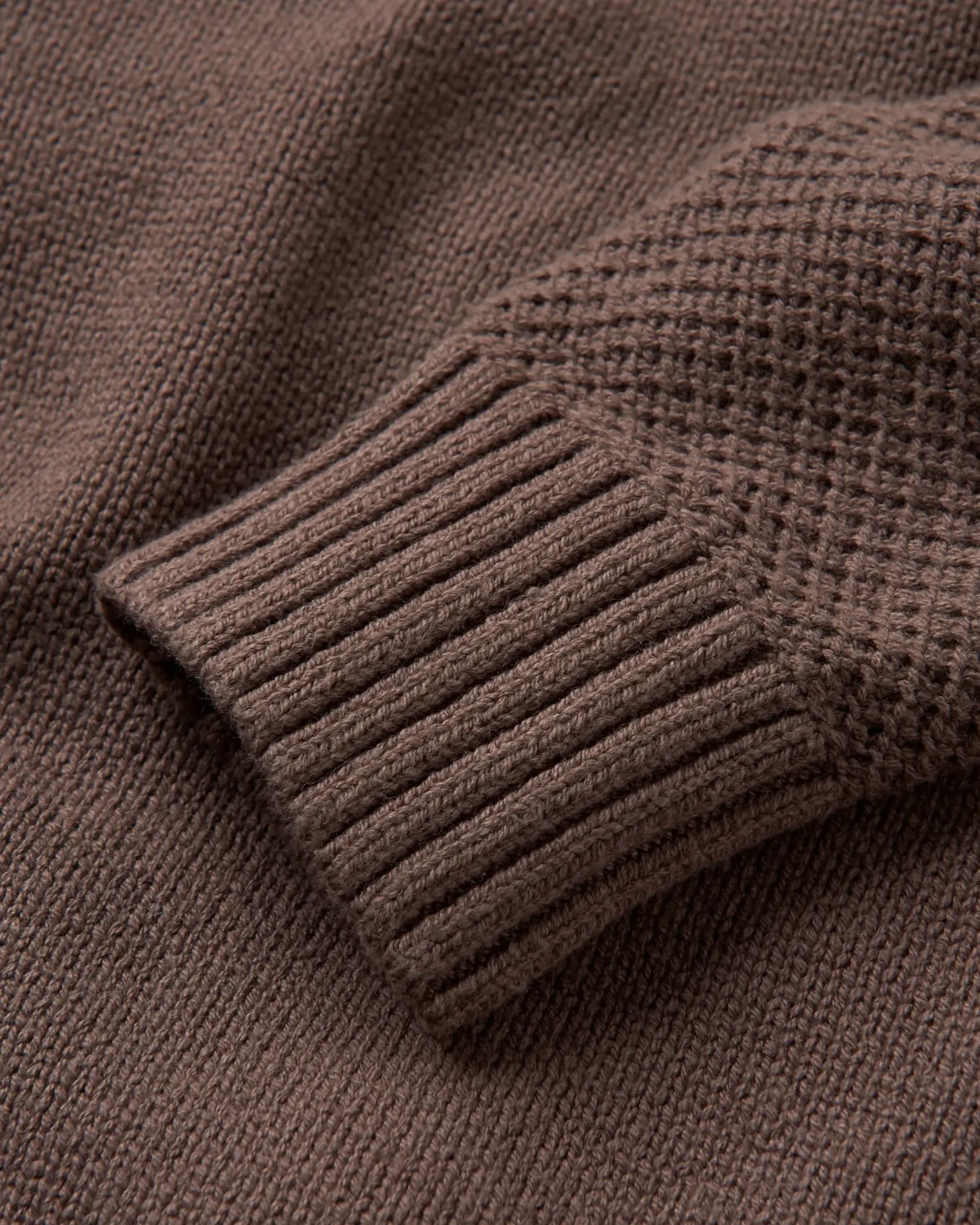 Swell Strickpullover - Kaffeebraun