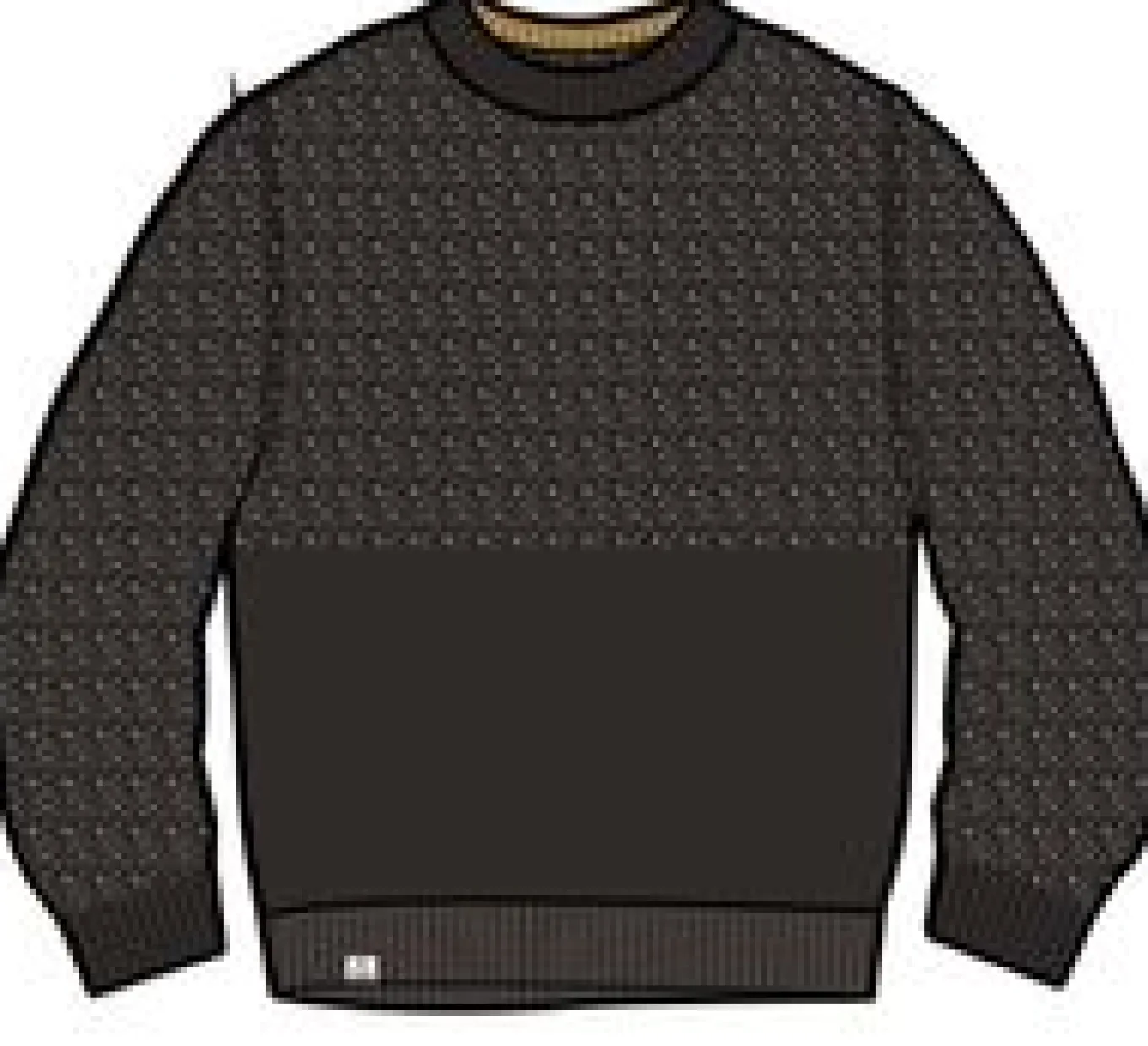 Swell Strickpullover - Kaffeebraun