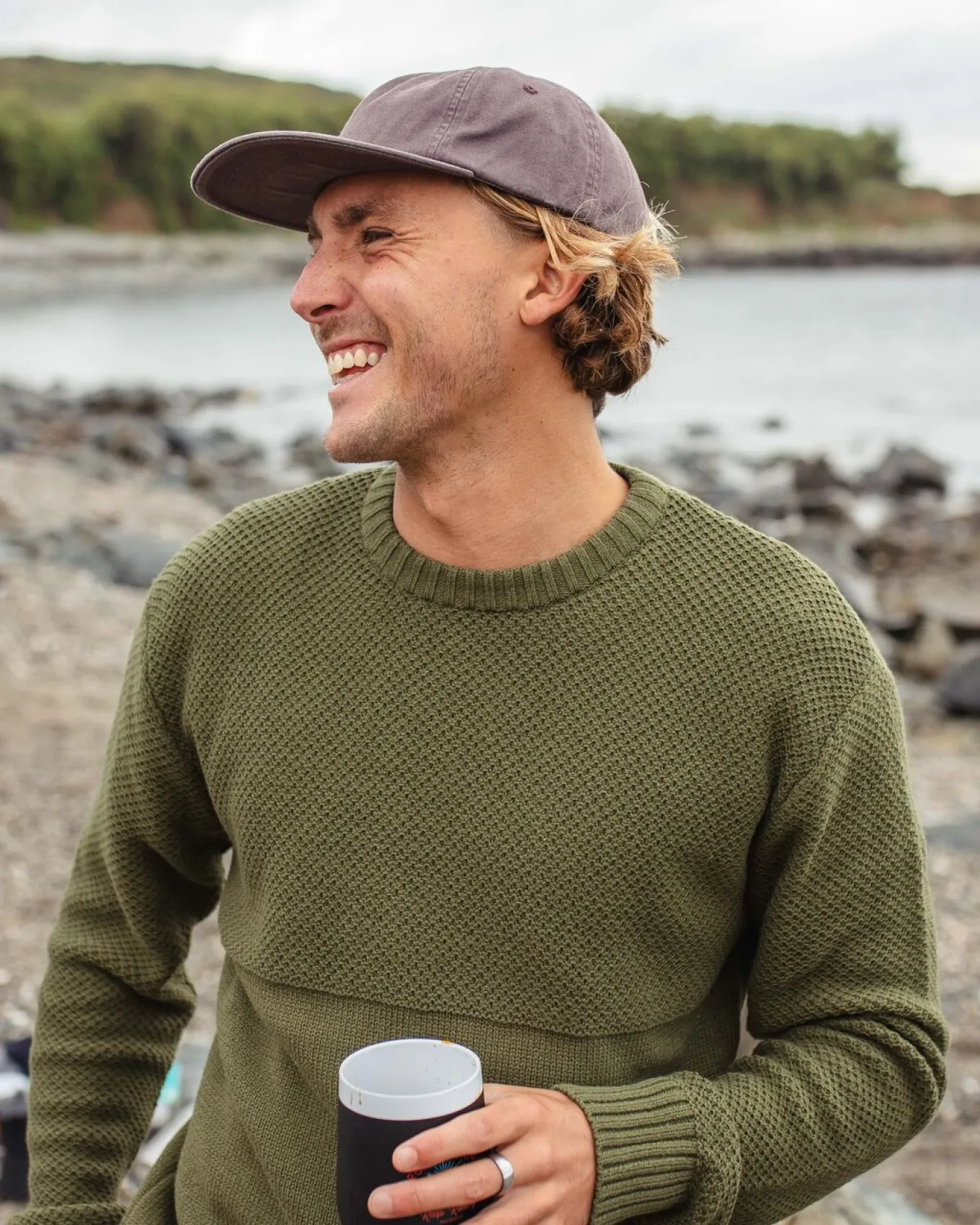 Swell Strickpullover - Khaki