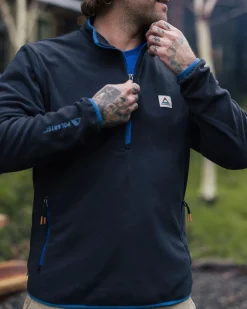 Switchback recyceltes Micro Polartec® Fleece - Schwarz