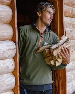 Switchback recyceltes Micro Polartec® Fleece - Khaki