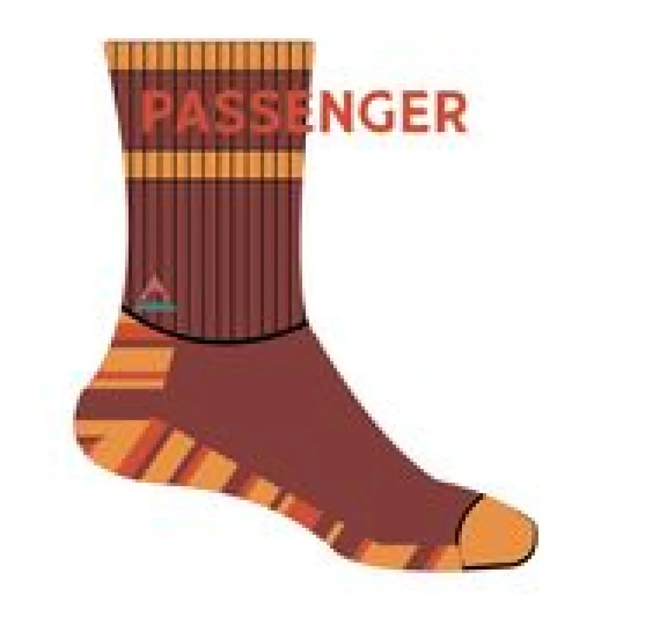 Tahoma Aktiv-Socken - Roter Ocker
