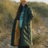 Tasman Recycled 2.0 lange, isolierte Jacke - Tannengrün