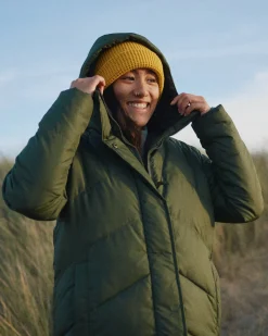 Tasman Recycled 2.0 lange, isolierte Jacke - Tannengrün
