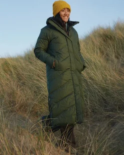 Tasman Recycled 2.0 lange, isolierte Jacke - Tannengrün
