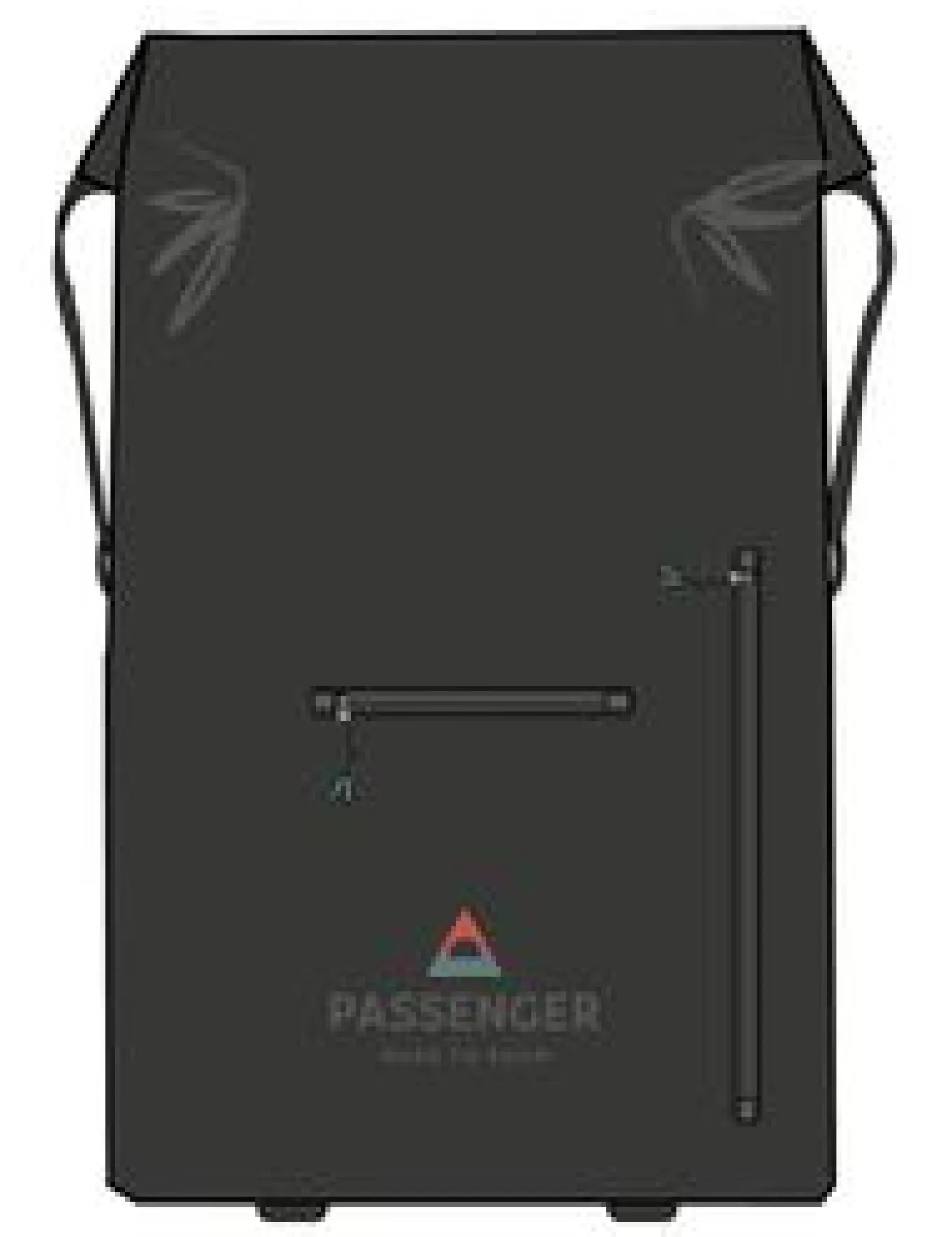 Tide Rucksack aus recyceltem Trockensack 25L - Schwarz