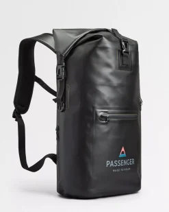 Tide Rucksack aus recyceltem Trockensack 25L - Schwarz