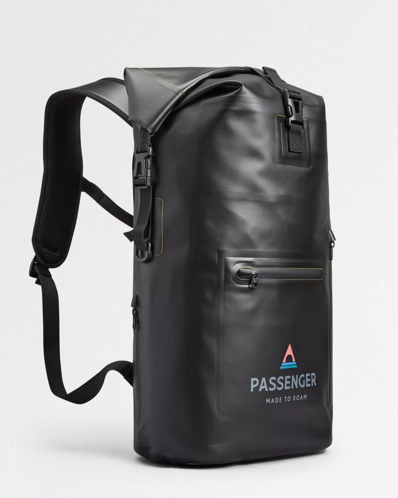 Tide Rucksack aus recyceltem Trockensack 25L - Schwarz