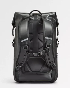 Tide Rucksack aus recyceltem Trockensack 25L - Schwarz