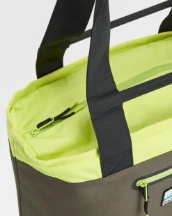 Tote recycelte Kühltasche - Khaki Multi