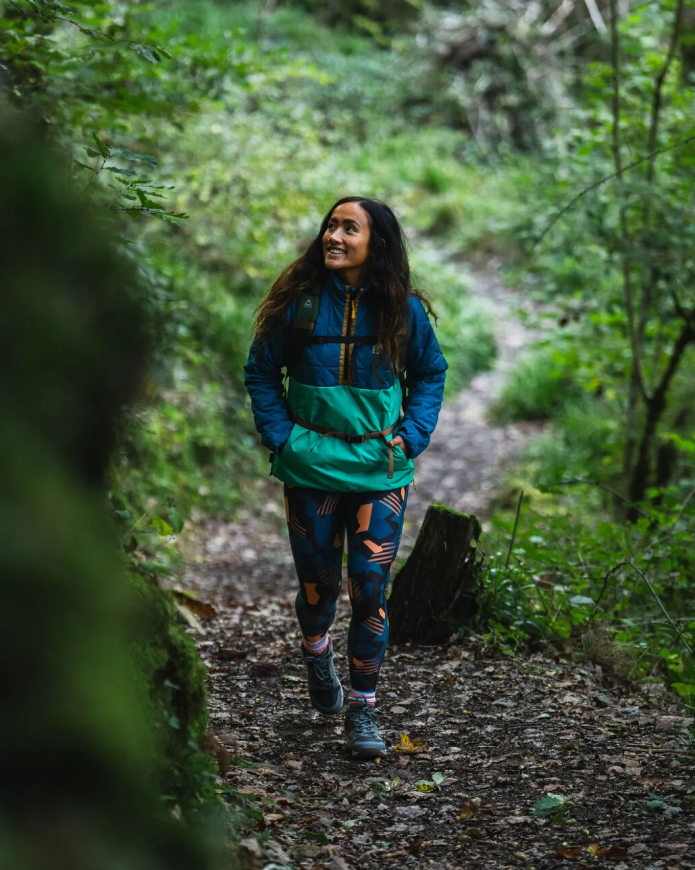 Trace Recycelte Thermore® Isolierte Jacke - Korsarblau/ Dschungelgrün