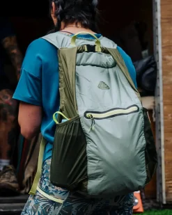 Trail Light Packbarer Rucksack aus recyceltem Material - Khaki