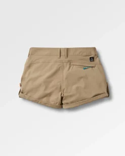 365 Trail Roll Up Shorts - Chinchilla Braun