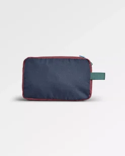 Travel Waschtasche aus recyceltem Material - Samba/ Tiefes Marineblau