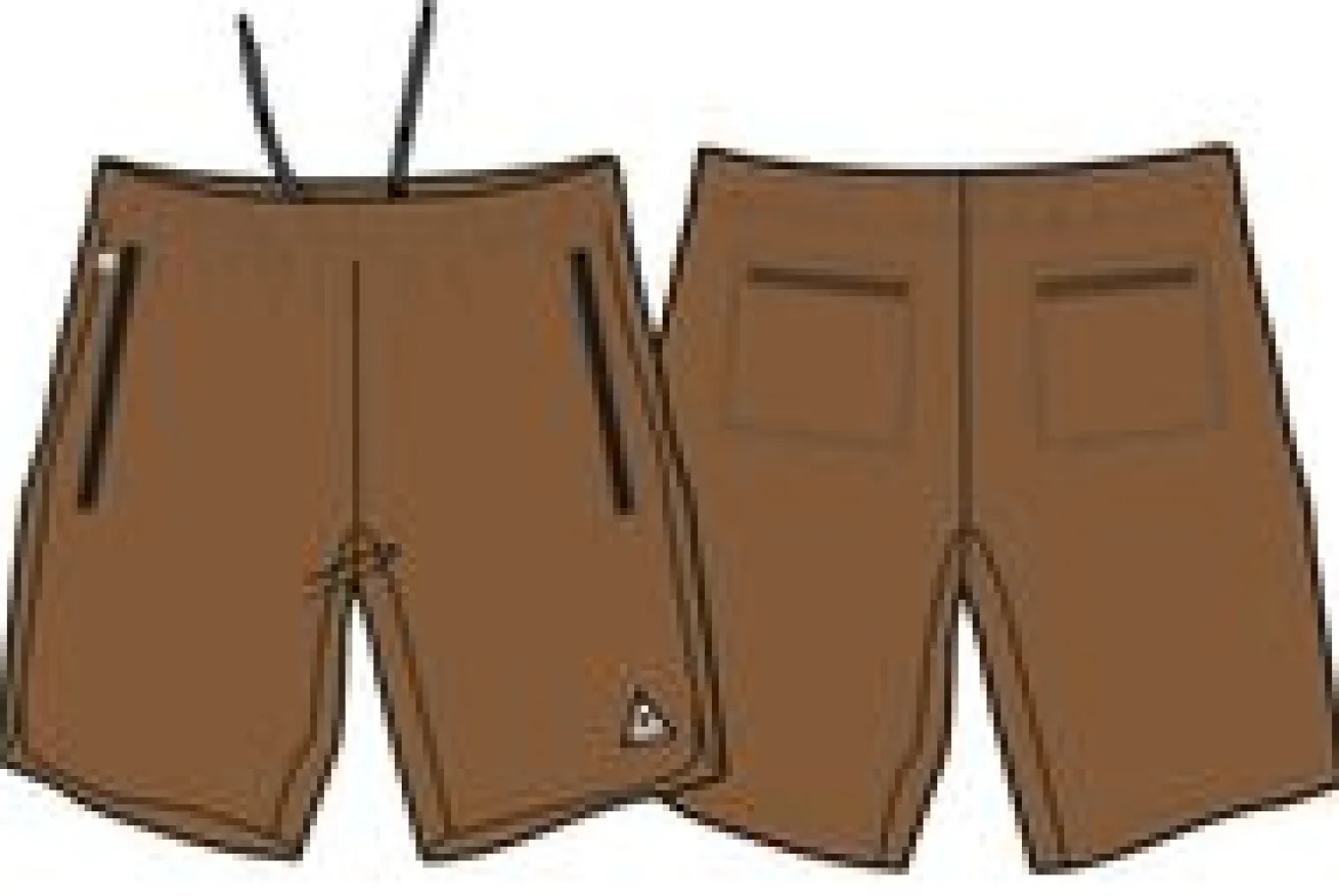 Traveller Bio Allzweck-Shorts - Kokosnuss