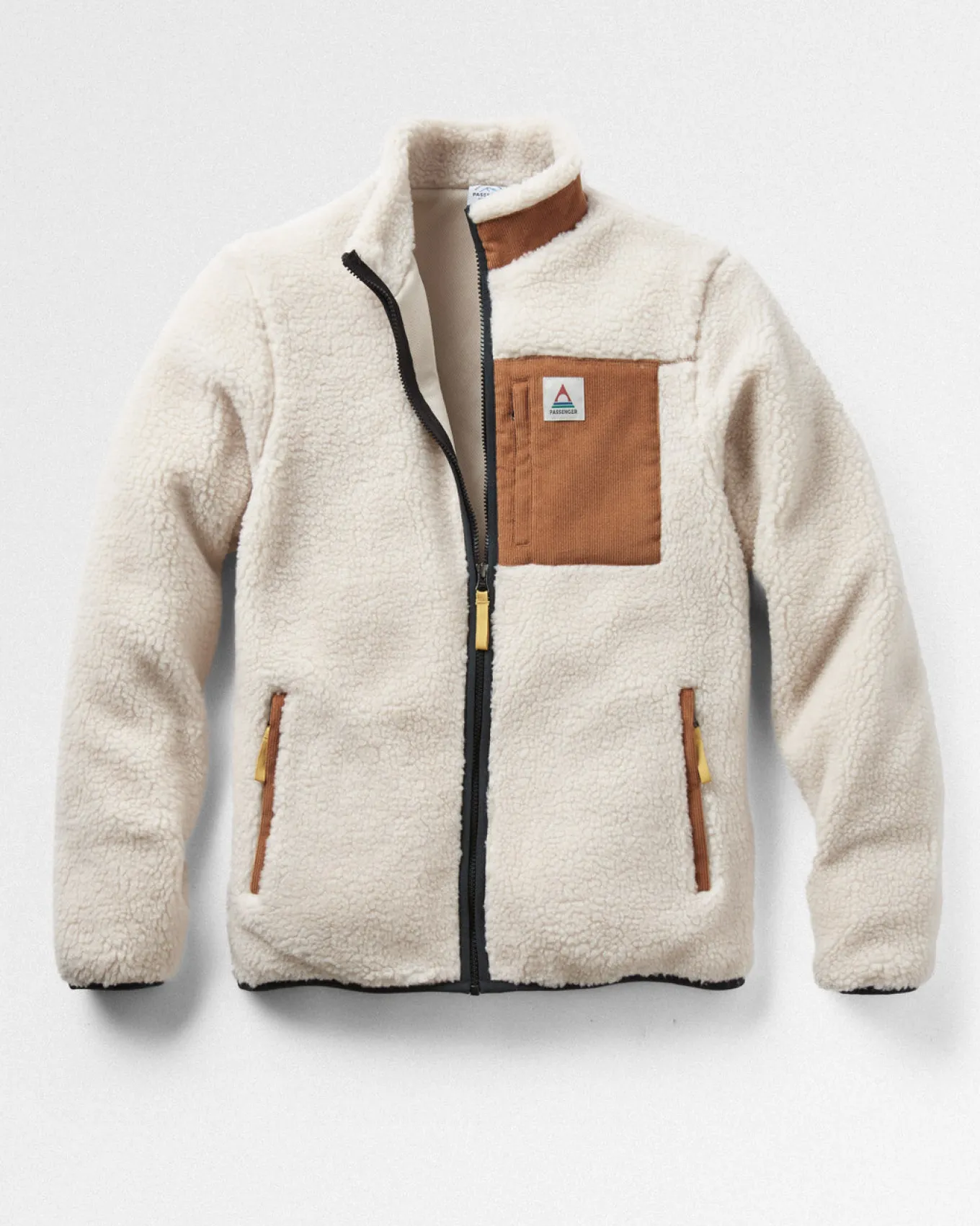 Trekker Recyceltes Tiefflor-Sherpa-Fleece - Warmer Elfenbein
