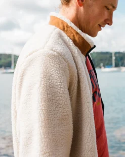 Trekker Recyceltes Tiefflor-Sherpa-Fleece - Warmer Elfenbein