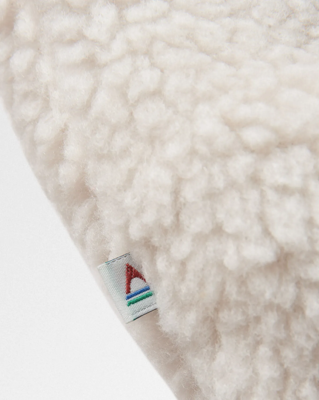 Trekker Recyceltes Tiefflor-Sherpa-Fleece - Warmer Elfenbein