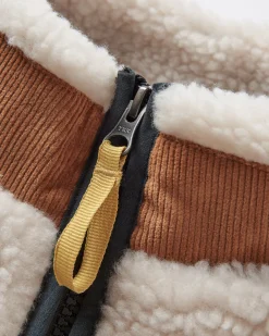 Trekker Recyceltes Tiefflor-Sherpa-Fleece - Warmer Elfenbein